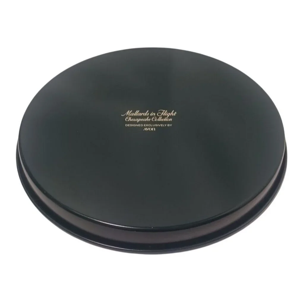 Vintage 1981 Avon Mallards in Flight Chesapeake Collection Metal Tray Ducks 12